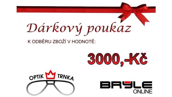 Dárkový poukaz 3000