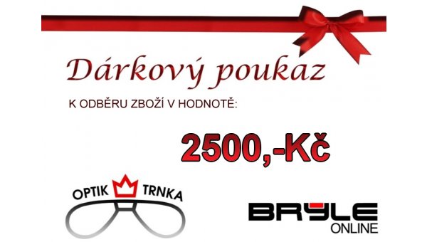 Dárkový poukaz 2500