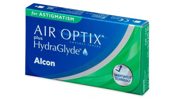 Alcon Air Optix plus HydraGlyde for ASTIGMATISM (6 ks) - AKČNÍ CENA PRO 4 BALENÍ
