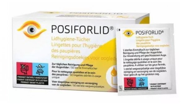 POSIFORLID Hygienické ubrousky na víčka, 20 ks