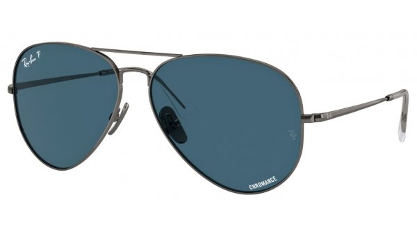 Ray Ban RB 8089 165/S2 62 AVIATOR TITANIUM POLARIZACE